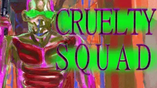 Cruelty Squad meme card, common rarity