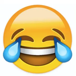 Crying Laughing Emoji 😂 meme card, epic rarity