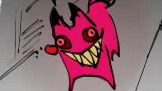 Cursed Cat Alastor meme card, common rarity
