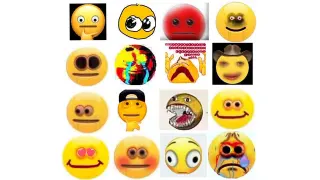 Cursed Emojis meme card, epic rarity