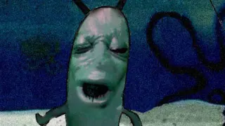 Cursed Plankton meme card, common rarity