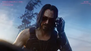 Cyberpunk 2077 Keanu Reeves / We Have a City to Burn meme card, common rarity