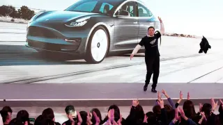 Dancing Elon Musk meme card, common rarity