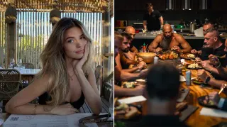 Date With This Girl or a Meeting With Andrew Tate? meme card, common rarity