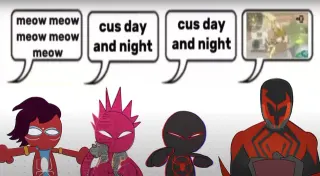 Carte meme « Day ’n’ Nite » Animations, rareté commune