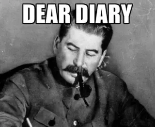 Carte meme Dear Diary..., rareté rare