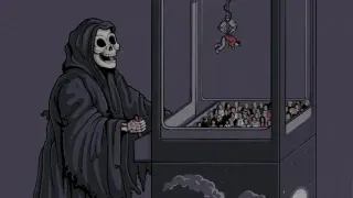 Death at the Claw Machine meme card, common rarity