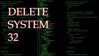 Delete System32 meme card, rare rarity