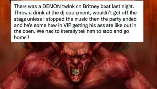Demon Twink meme card, common rarity