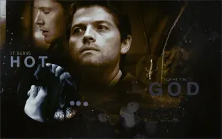 Destiel meme card, rare rarity