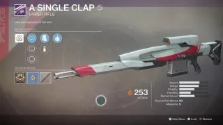 Destiny Guns meme card, common rarity