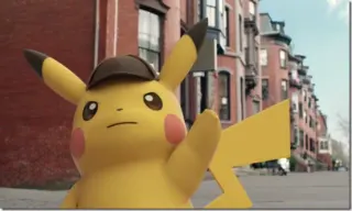 Detective Pikachu meme card, rare rarity