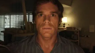 Dexter Staring meme card, common rarity