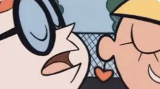 Carte meme Dexter Whispering / I Love Your Accent, Say It Again, rareté rare