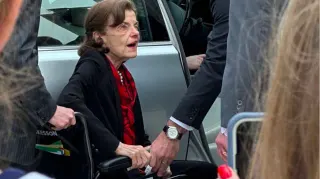 Dianne Feinstein In A Wheelchair meme card, common rarity