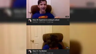 Diary 30: Superman Is Coming to School / Diary 31: Humiliation meme card, common rarity