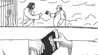 Did You Bring It / The Pope Gives Jesus Oblivion meme card, common rarity