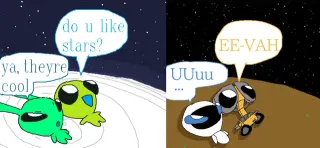 Do You Like Stars? Ya They're Cool meme card, common rarity