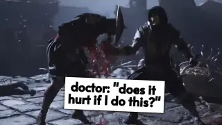Doctor: "Does It Hurt If I Do This?" meme card, common rarity