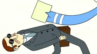 Dodging the Flyer meme card, common rarity