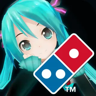 Carte meme Domino’s App Featuring Hatsune Miku, rareté rare
