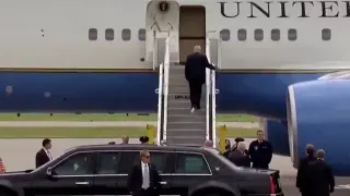 Donald Trump With Toilet Paper on Foot meme card, common rarity