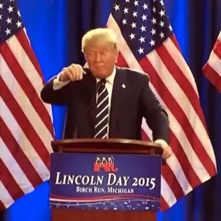 Donald Trump's "Bing Bong" Speech meme card, rare rarity