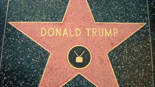 Donald Trump's Hollywood Star meme card, rare rarity