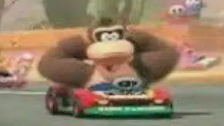 Donkey Kong Redesign (Mario Kart World) meme card, common rarity