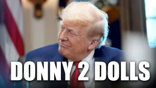 Donny 2 Dolls meme card, common rarity