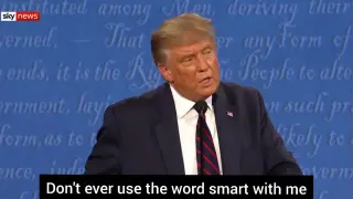 Don't Ever Use The Word Smart With Me meme card, common rarity