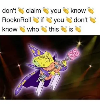 Don't Say You're a Fan If You Don't Know Who This Is meme card, common rarity