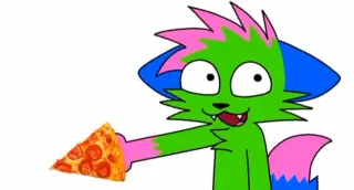 Carte meme Don’t Touch My Pizza, rareté commune