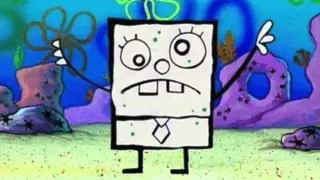 DoodleBob meme card, rare rarity