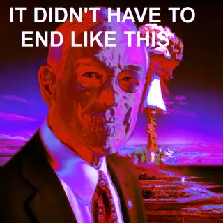 Doom Paul / It's Happening meme card, epic rarity