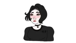 Doomer Girl meme card, epic rarity