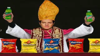 Dorito Pope meme card, rare rarity