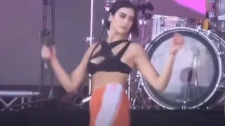Dua Lipa Dance / Dua Lipa Dancing And Twisting meme card, common rarity