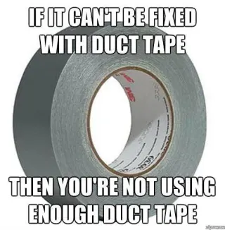 Duct Tape meme card, common rarity