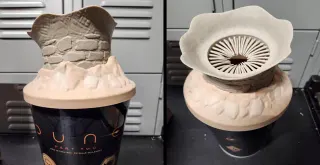 Dune 2 Sandworm Popcorn Bucket meme card, common rarity