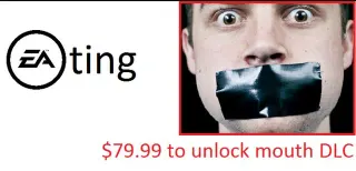EA Logo Price Parodies meme card, common rarity
