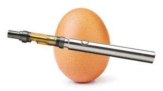 Egg Blinker meme card, common rarity