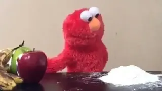 Elmo Choosing Cocaine meme card, rare rarity