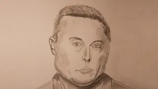 Elon, I Drew You / You Are My Hero, Elon meme card, common rarity