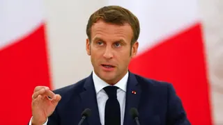 Carte meme Emmanuel Macron, rareté épique
