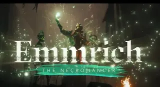 Emmrich the Necromancer meme card, common rarity