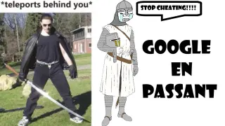 Carte meme En Passant / Google En Passant, rareté rare