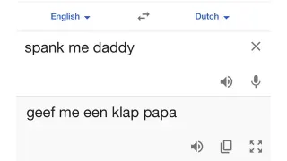 English to Dutch Translations meme card, common rarity