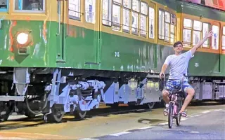 Enoden Bicycle Bro meme card, common rarity