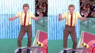 Ethan Slater Dancing as SpongeBob meme card, common rarity